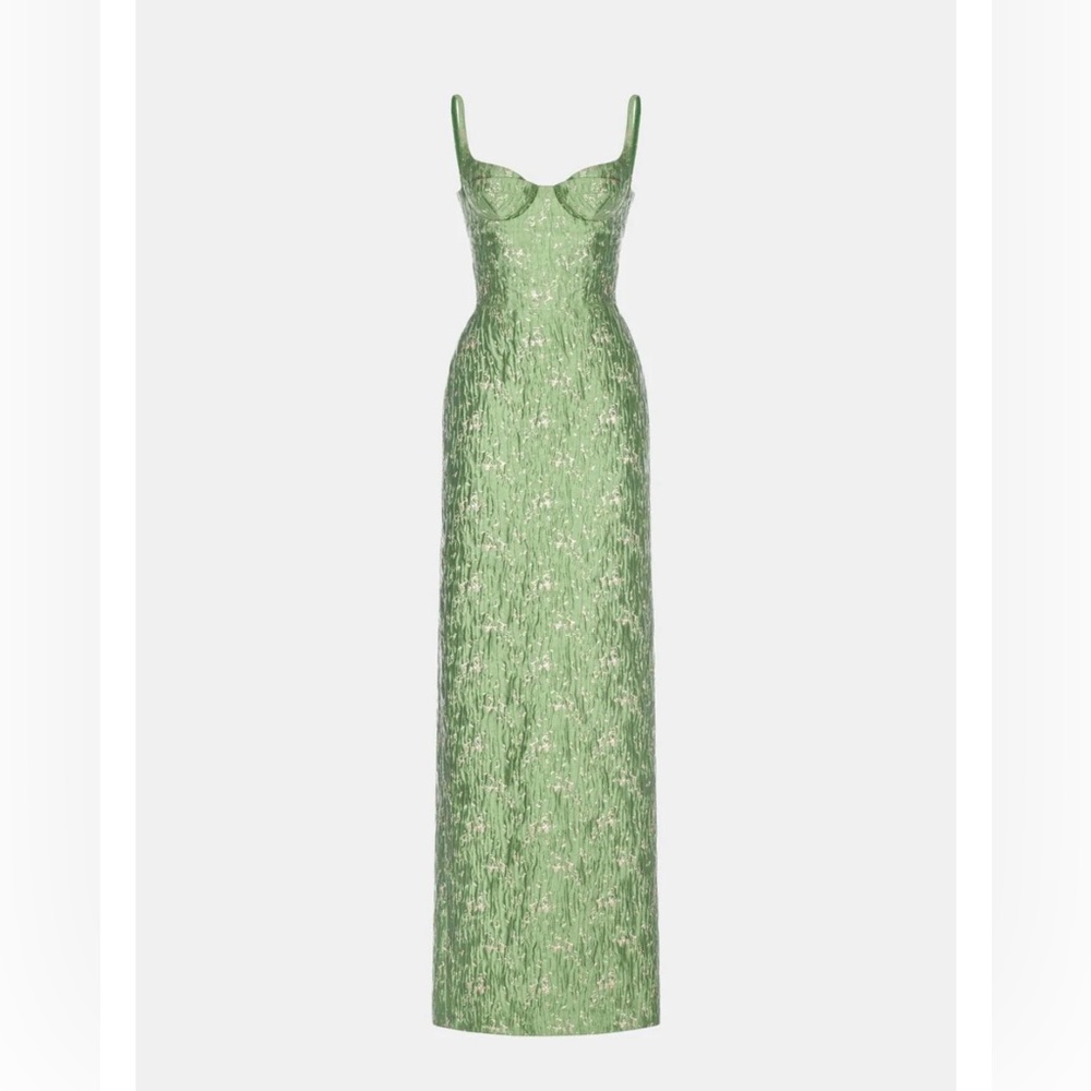 Elegant Green Maxi Dress